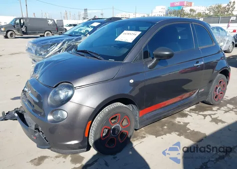 2015 Fiat 500E Battery Electric from USA, damaged, VIN 3C3CFFGE7FT594098